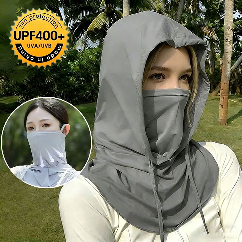 Sports Mask Breathable - 1Pc バラクラバ帽子通気性日焼け止め速乾性サイクリングフルヘッドマスク抗紫外線ユニセックスオートバイ釣りフェイスマスクフード帽子