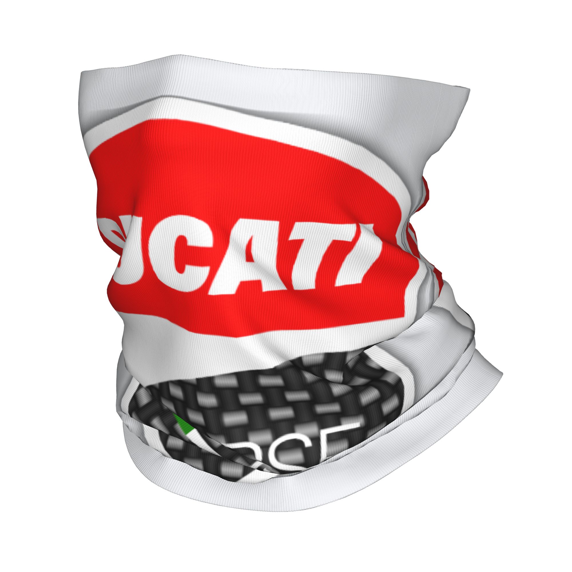 Neck Gaiter Face Cover - カスタムレーシングスポーツドゥカティスバンダナネックゲイター防風フェイススカーフカバー男女兼用バイクヘッドウェアチューブバラクラバ