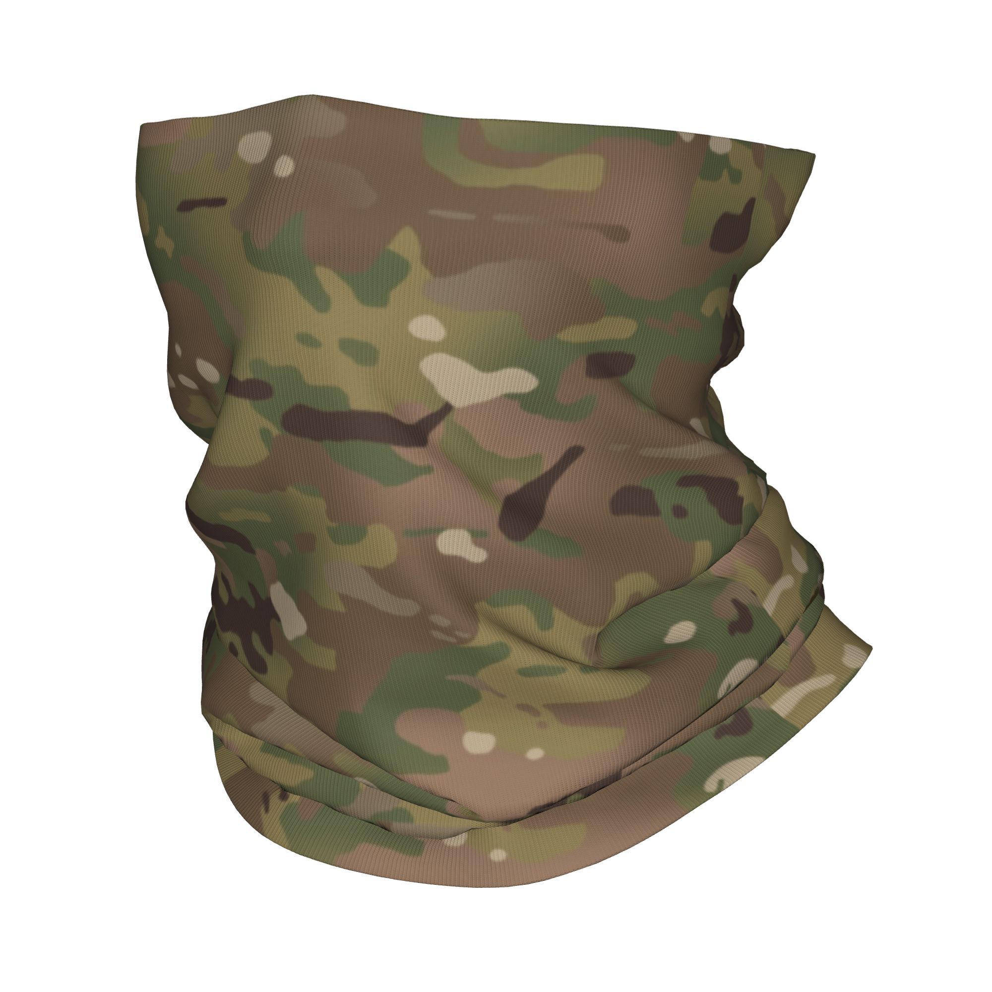 Neck Gaiter Face Cover - カスタム軍事迷彩柄バンダナネックウォーマー男性女性冬スキーハイキングスカーフゲートル軍戦術迷彩フェイスカバー