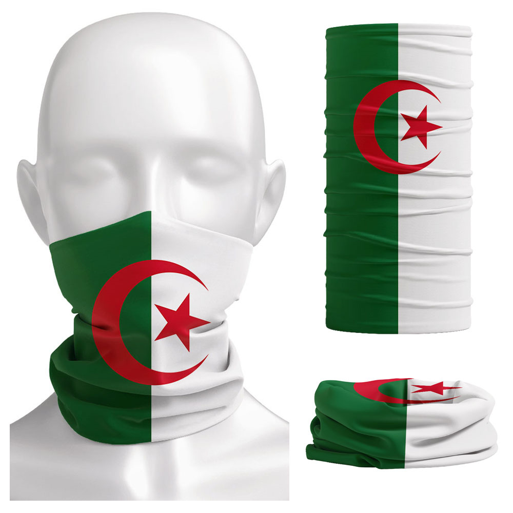 Neck Gaiter Face Cover - ユニセックスサイクリング防塵バラクラバスカーフ、ジレットリアフラッグプリントバンダナ、フェイスカバー、ライディングバラクラバ、外反母趾ネックゲイター、ハイキングフェイスカバー