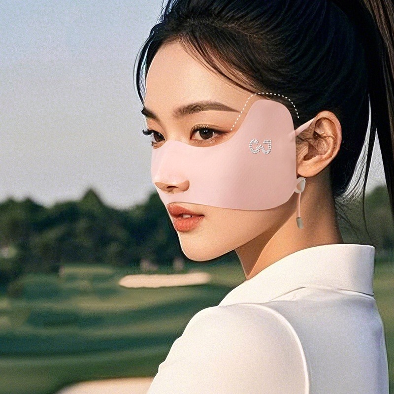 夏アイスシルクマスク通気性日焼け止めフェイススカーフアイパッ - Sports Mask Breathable のレビューと価格
