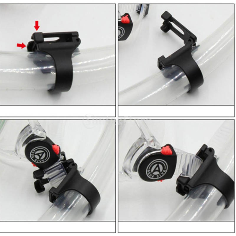プラスチッククリップシュノーケルマスクキーパーホルダーリテー - Silicone Mask Bracket のレビューと価格