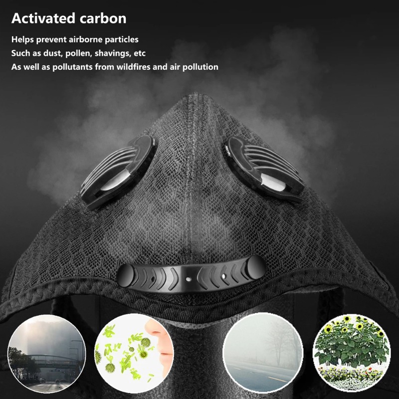 SHIZIWANGRI サイクリングフェイスマスク スポーツ - Dust Mask Construction のレビューと価格