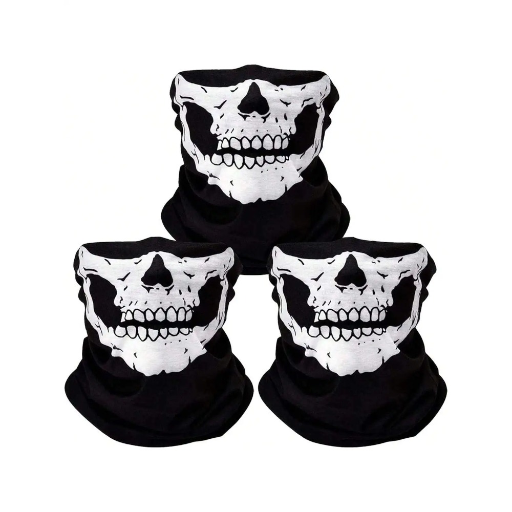 10 個スカルシームレス防風オートバイスカーフ通気性マスク肥 - Sports Mask Breathable のレビューと価格