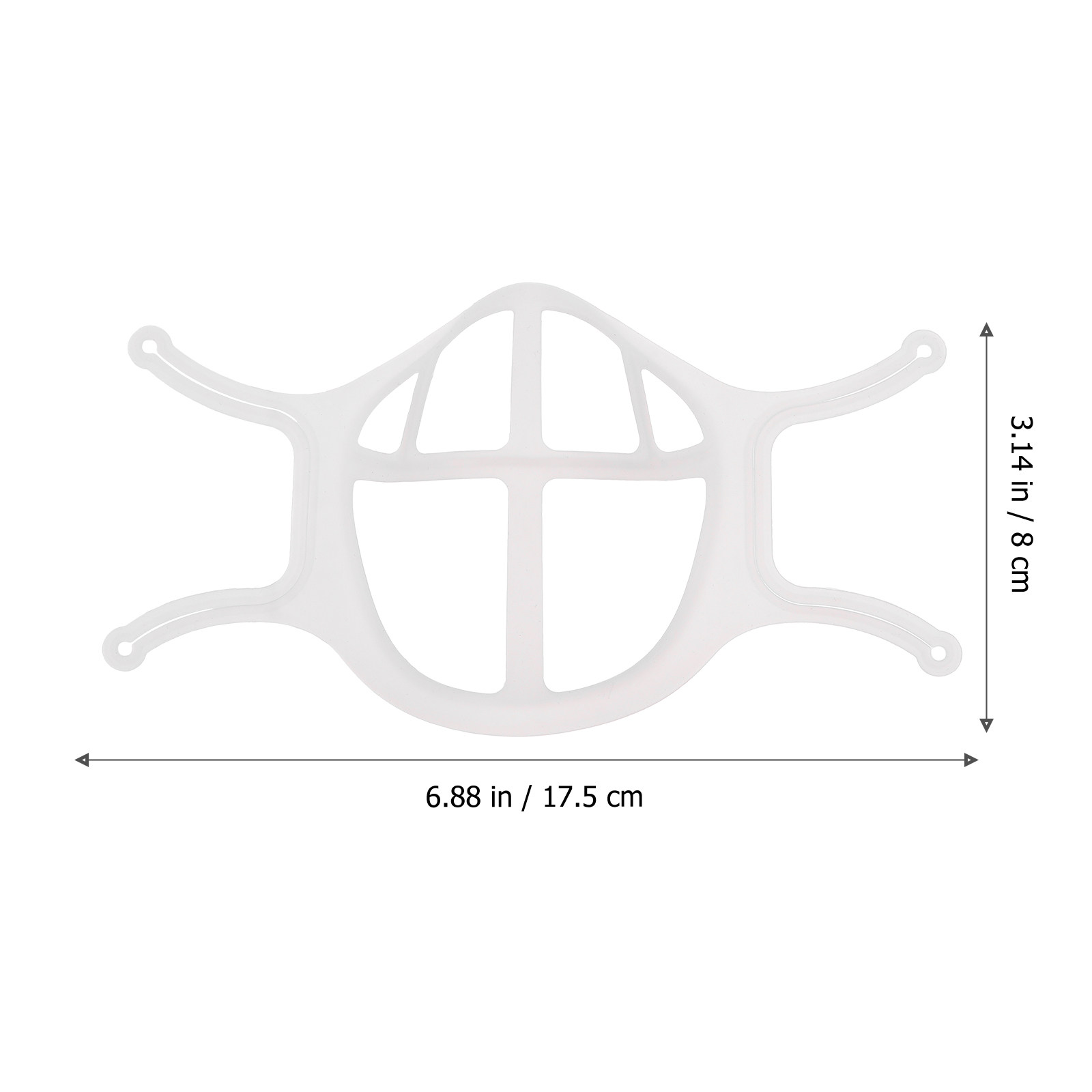 5個入りシリコンマスクブラケット 3Dインナーサポートフレー - Silicone Mask Bracket のレビューと価格