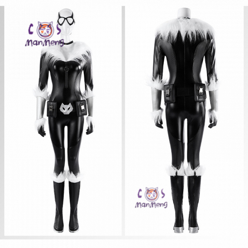 Fortnit-黒猫のコスプレ衣装,革のジャンプスーツ,マス - Black Face Mask Pack のレビューと価格