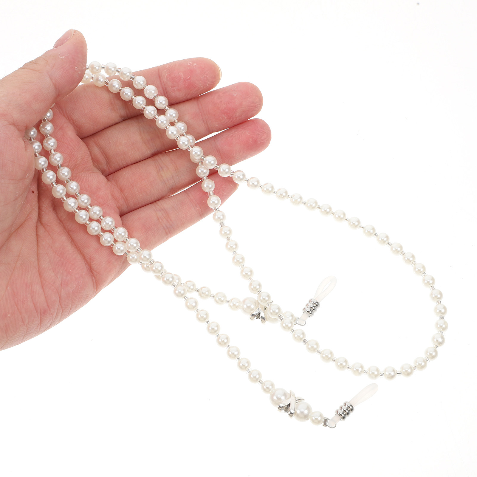 パールメガネチェーン滑り止めビーズネックレススタイリッシュな - Mask Chain Holder のレビューと価格