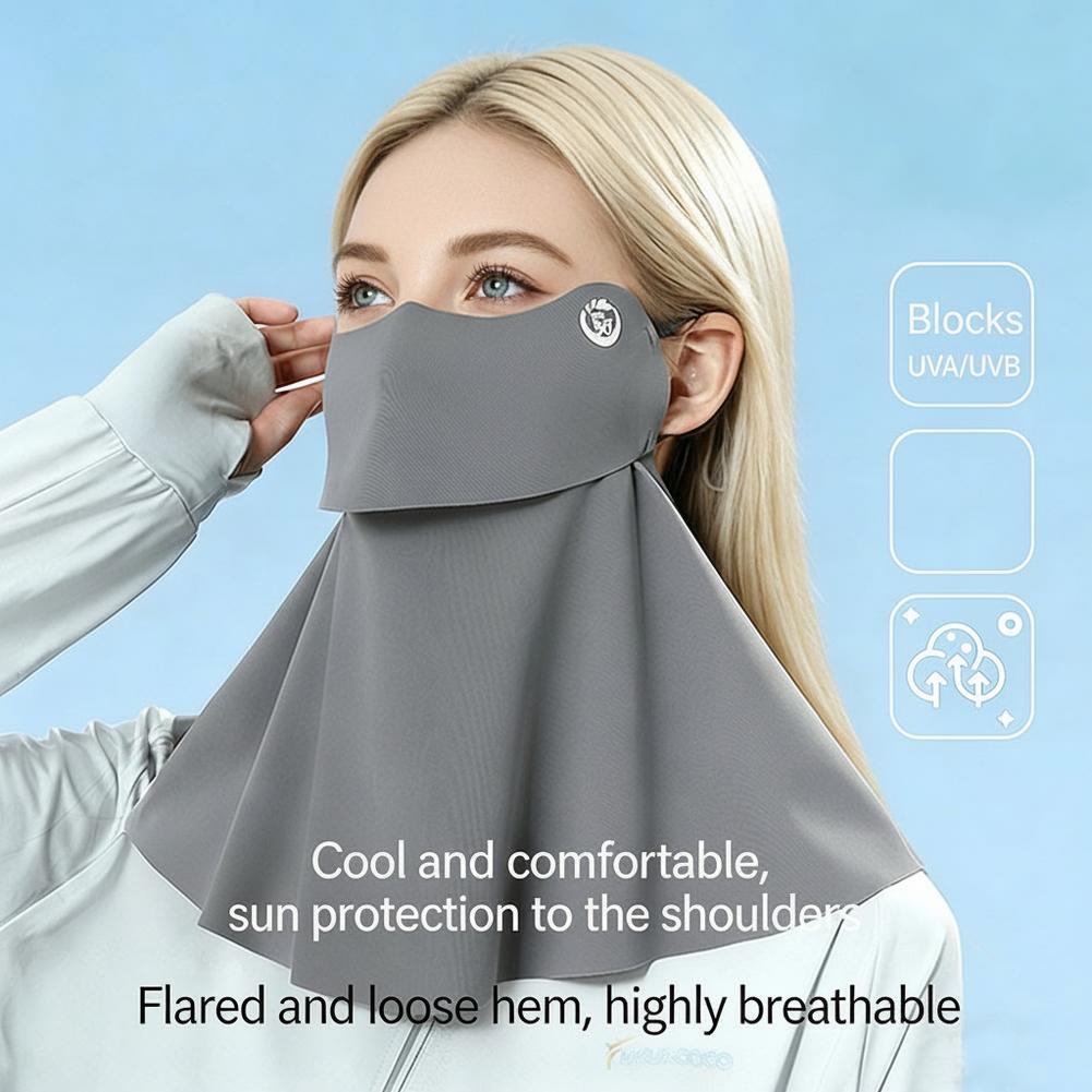 UPF50+ 冷却日焼け止めフェイスネックマスク、通気性のあ - Sports Mask Breathable のレビューと価格