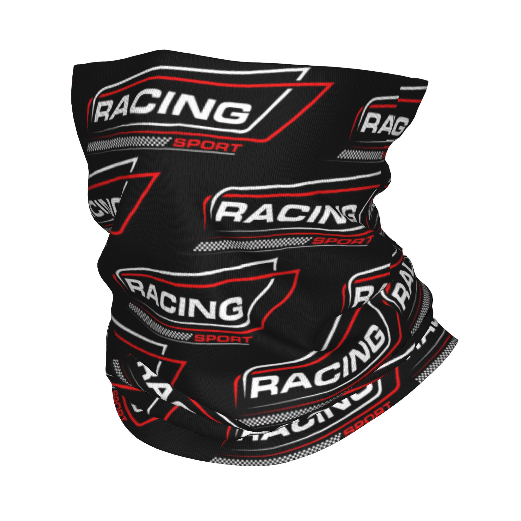 カスタムレーシングスピードレースバンダナネックゲイターUVカ - Neck Gaiter Face Cover のレビューと価格